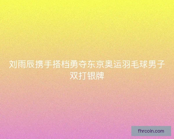 刘雨辰携手搭档勇夺东京奥运羽毛球男子双打银牌